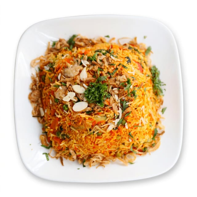 Vegetable Biryani.